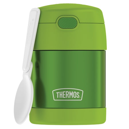 Thermos 10-Ounce FUNtainer Vacuum-Insulated Stainless Steel Food Jar (Lime) F3100LM6